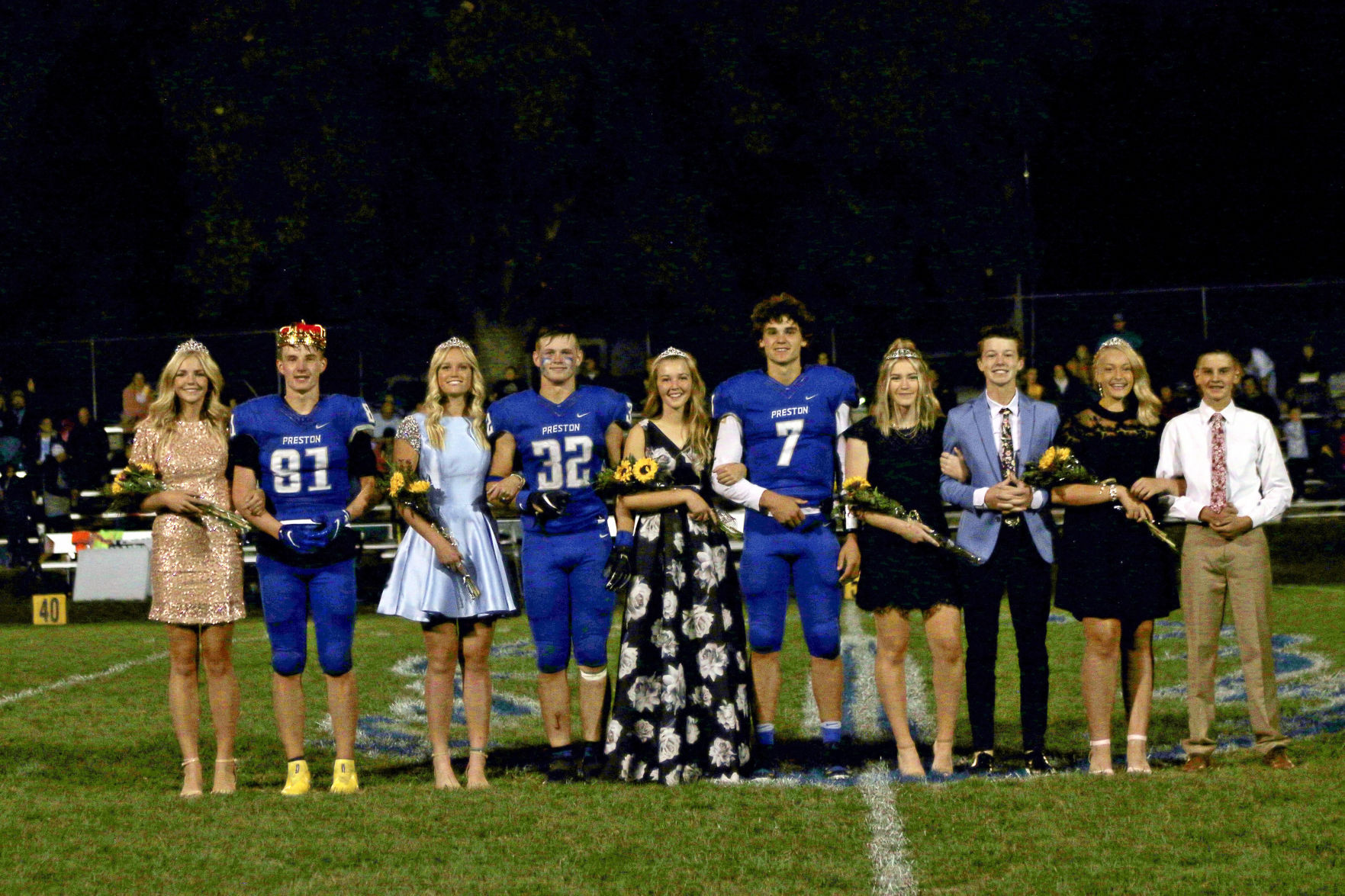 Preston High Homecoming Royalty